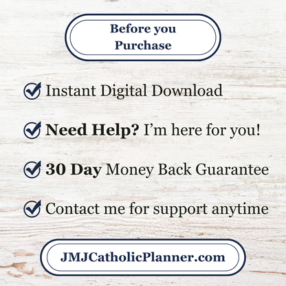 Catholic Novena Journal, Liturgical Year Prayers, 27 Novenas, Guided Tracker (PDF Download)