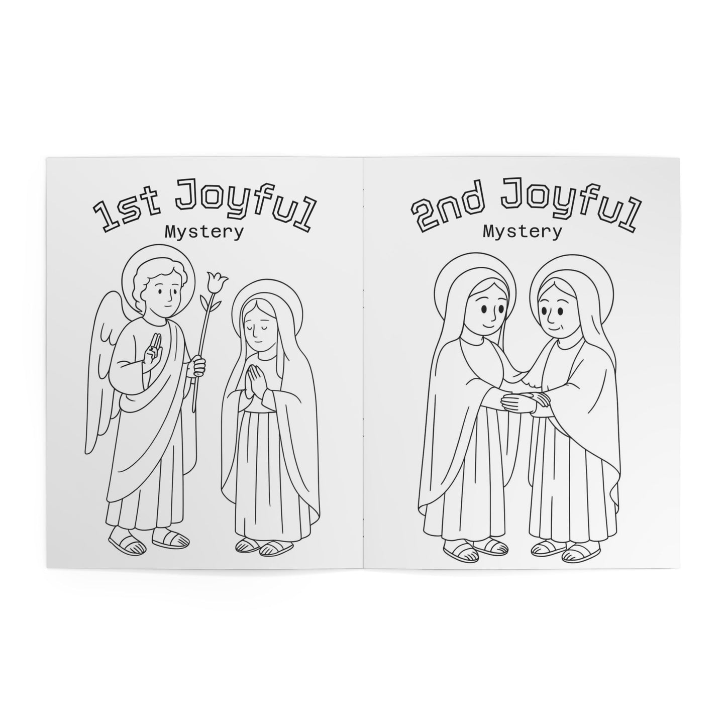 Rosary Coloring Book — My Rosary: 20 Mysteries Coloring & Prayer Activity Book