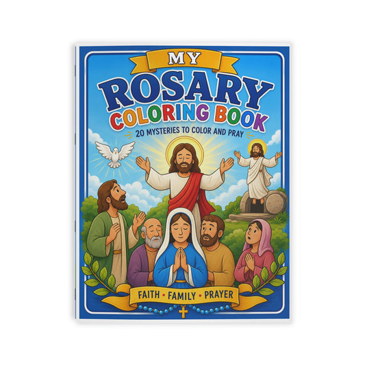 Rosary Coloring Book — My Rosary: 20 Mysteries Coloring & Prayer Activity Book