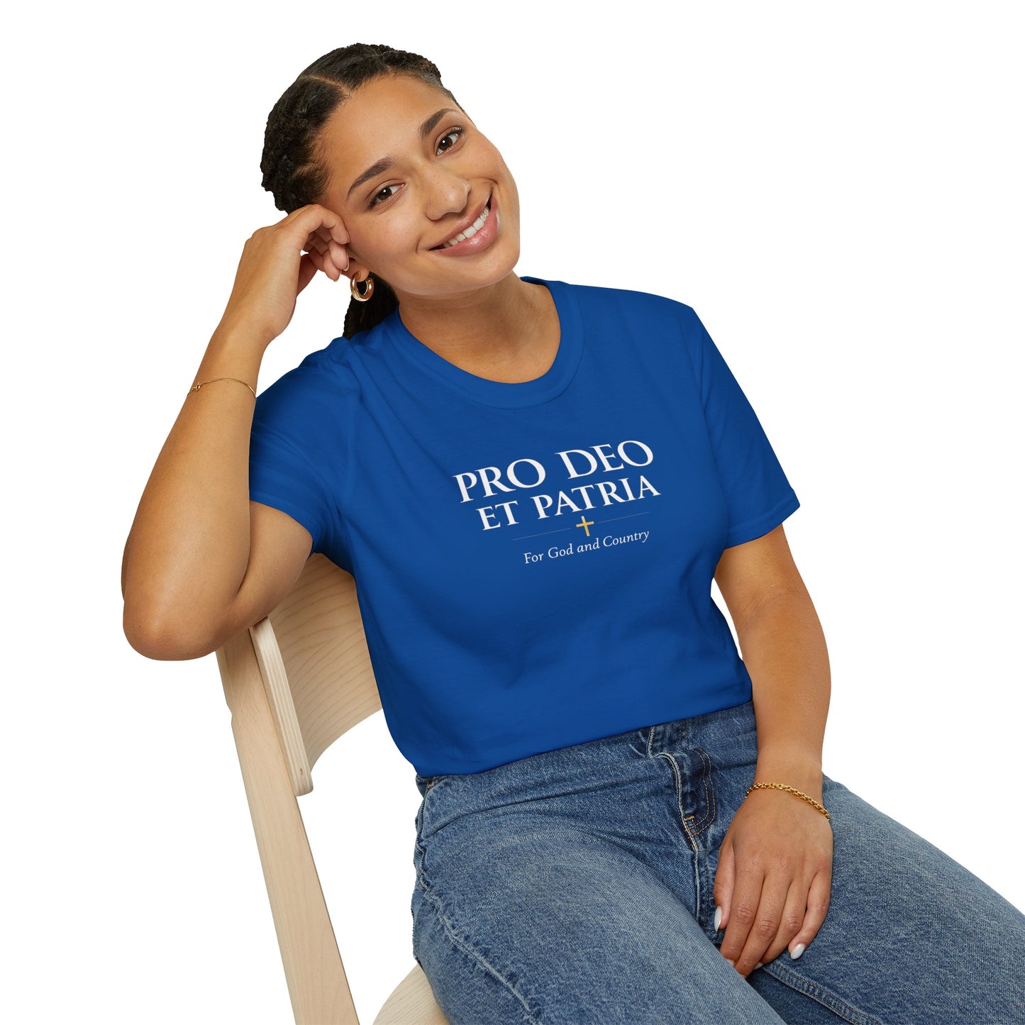Pro Deo et Patria T-Shirt — "For God and Country" Patriotic Faith Tee