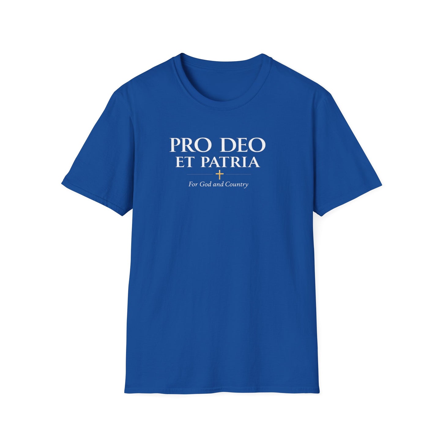 Pro Deo et Patria T-Shirt — "For God and Country" Patriotic Faith Tee