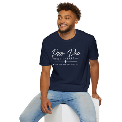 Pro Deo et Patria T‑Shirt — For God and Country Patriotic Faith Tee
