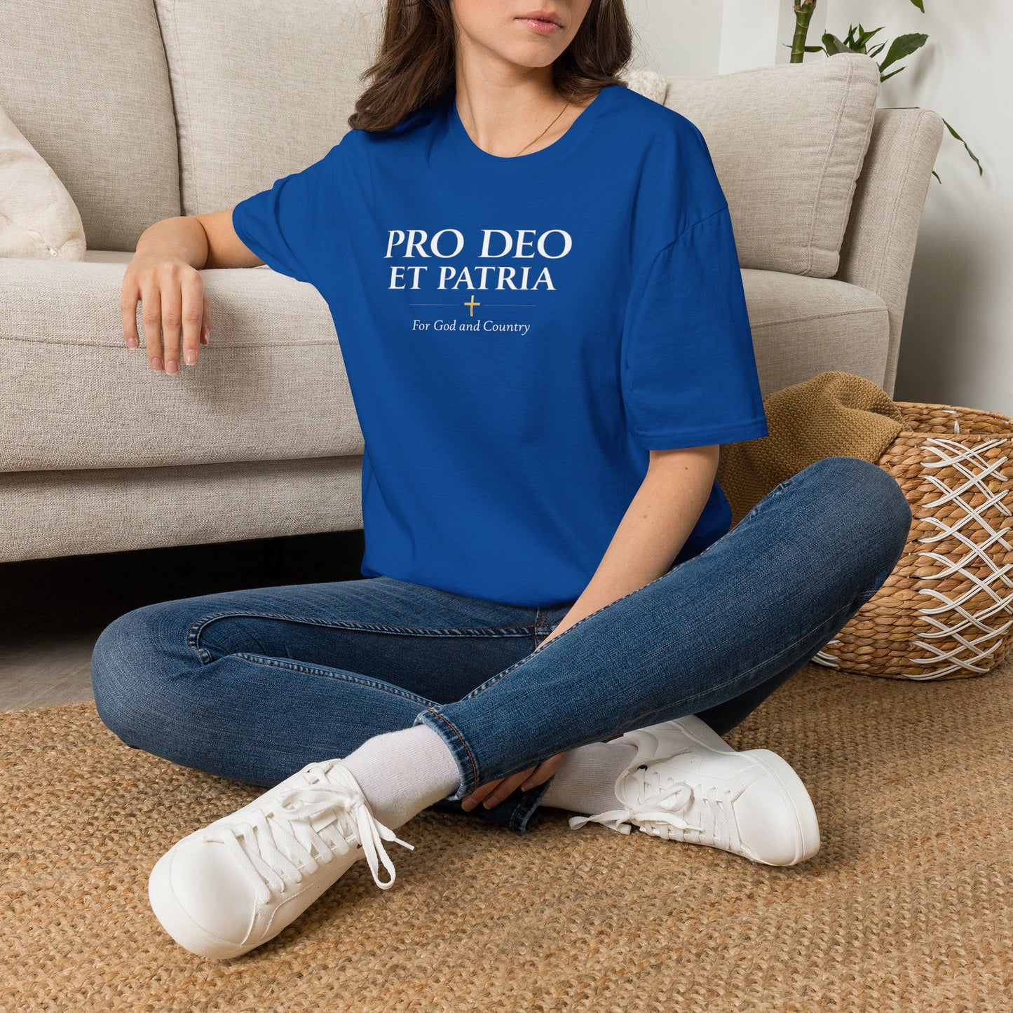 Pro Deo et Patria T-Shirt — "For God and Country" Patriotic Faith Tee