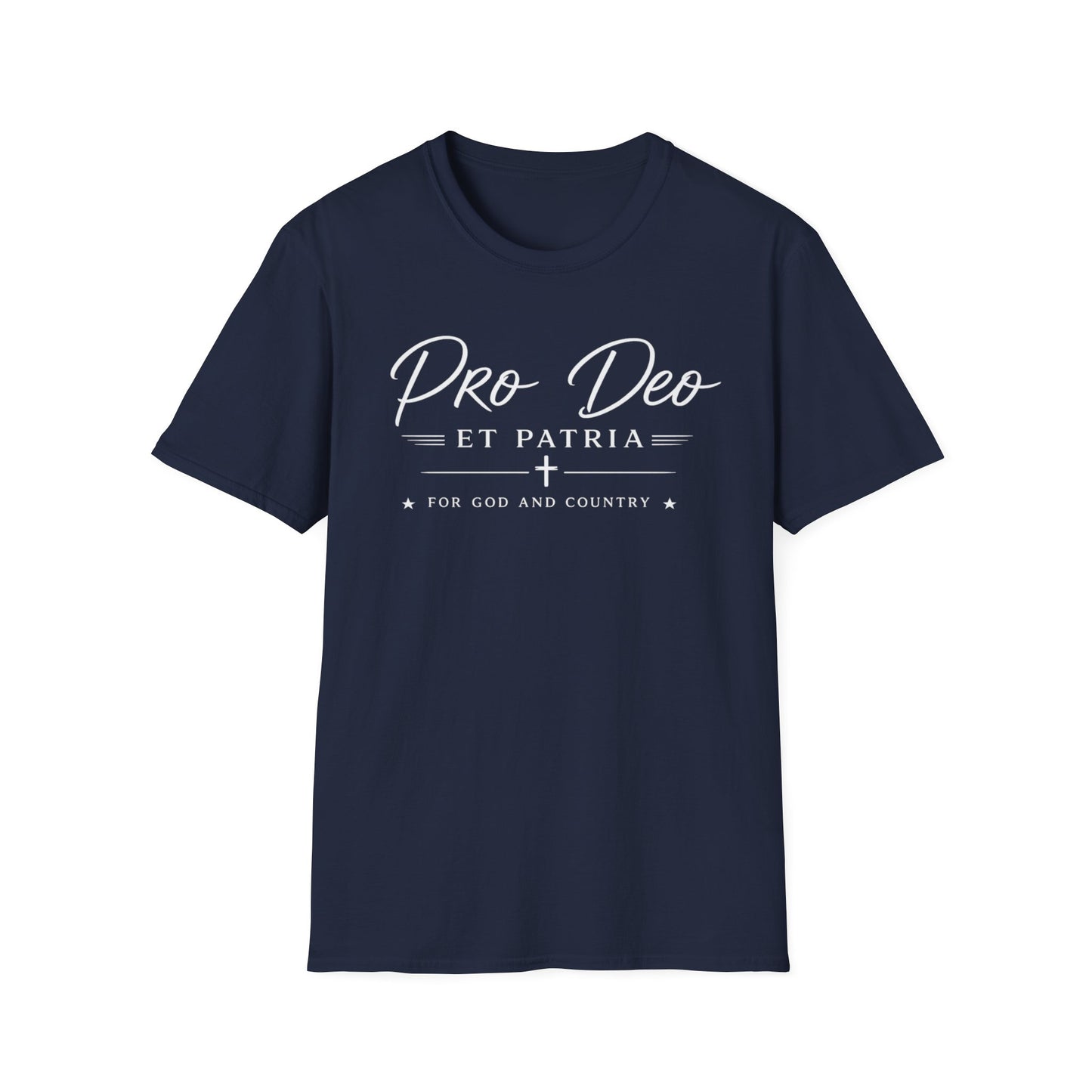 Pro Deo et Patria T‑Shirt — For God and Country Patriotic Faith Tee