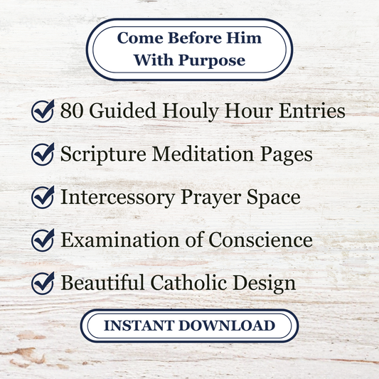 Guided Eucharistic Adoration Journal, Catholic Holy Hour Prayer (Printable PDF) - Ludus Catholic Games