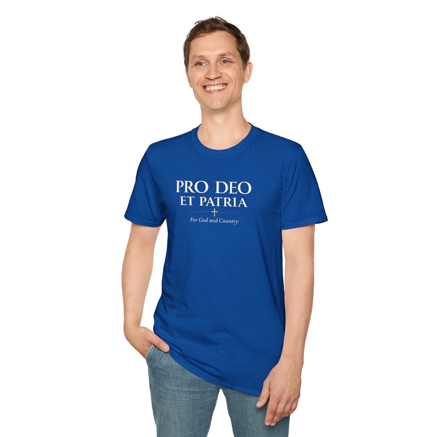 Pro Deo et Patria T-Shirt — "For God and Country" Patriotic Faith Tee