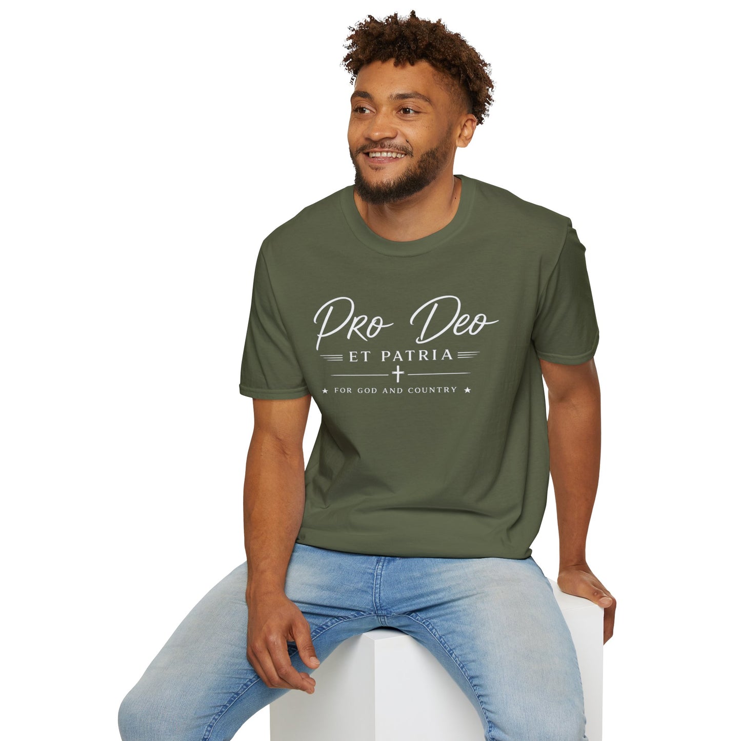 Pro Deo et Patria T‑Shirt — For God and Country Patriotic Faith Tee