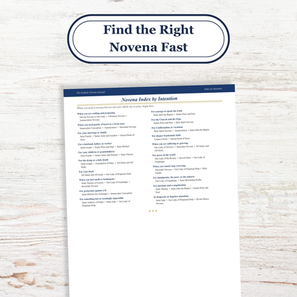 Catholic Novena Journal, Liturgical Year Prayers, 27 Novenas, Guided Tracker (PDF Download)