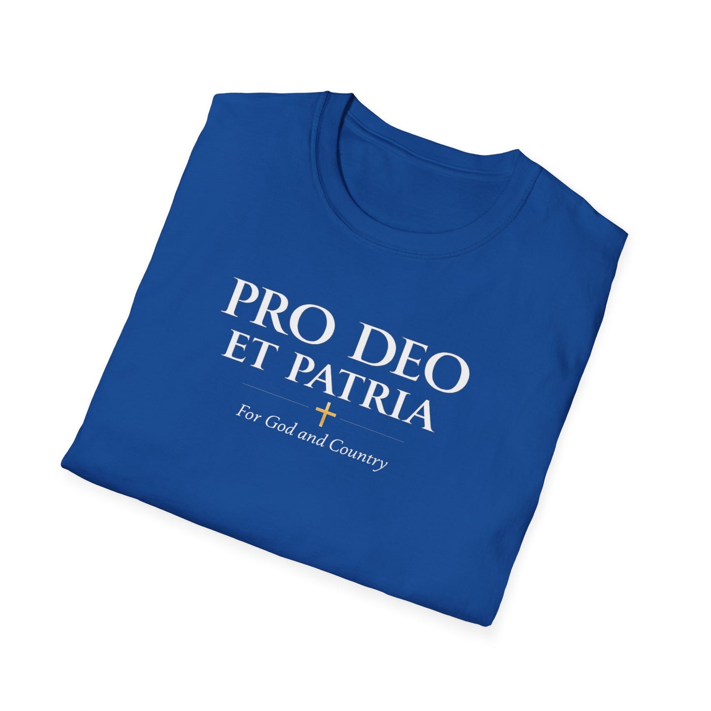 Pro Deo et Patria T-Shirt — "For God and Country" Patriotic Faith Tee