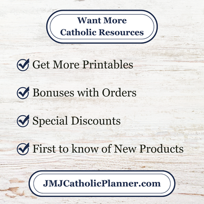 Catholic Novena Journal, Liturgical Year Prayers, 27 Novenas, Guided Tracker (PDF Download)