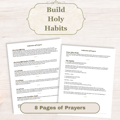 Traditional Latin Mass Catholic Planner 2026-2027 | Dashboard Weekly Layout | Printable PDF