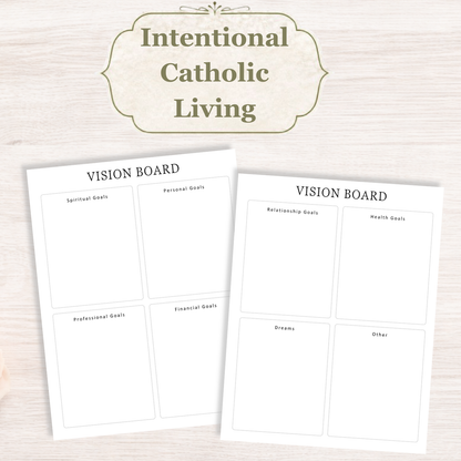 Traditional Latin Mass Catholic Planner 2026-2027 | Dashboard Weekly Layout | Printable PDF