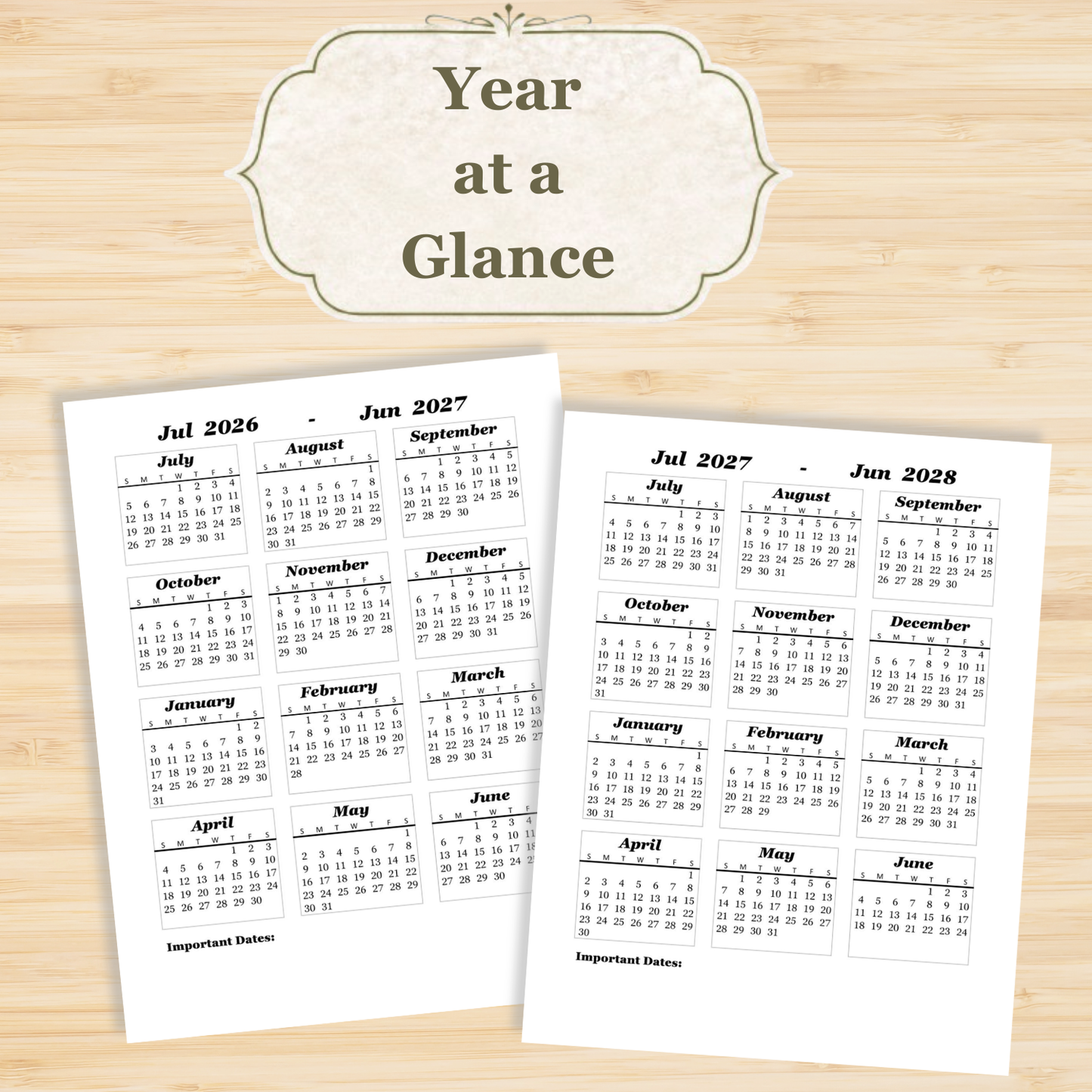 Traditional Latin Mass Catholic Planner 2026 July to Dec | Daily w/ Blocks Layout | Printable PDF