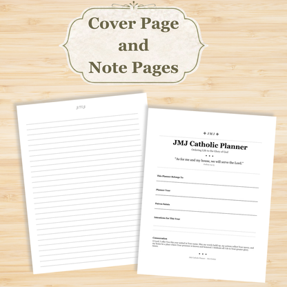 Traditional Latin Mass Catholic Planner 2027 Jan to Jun | Daily w/ Hours Layout | Printable PDF