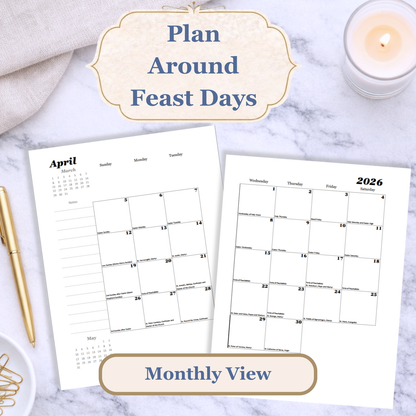 Catholic Planner 2026 | Grow in Holiness April-June Q2 (PDF Download) - Ludus Catholic Games
