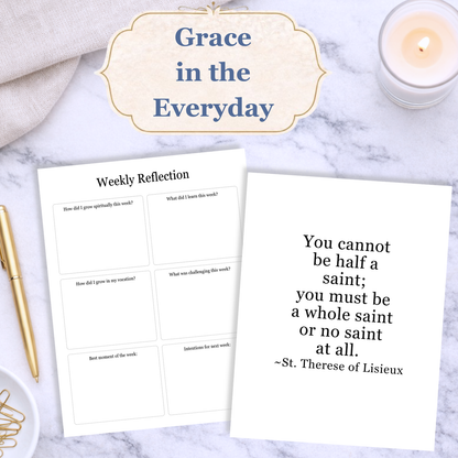 Catholic Planner 2026 | Grow in Holiness July-September Q3 (PDF Download) - Ludus Catholic Games