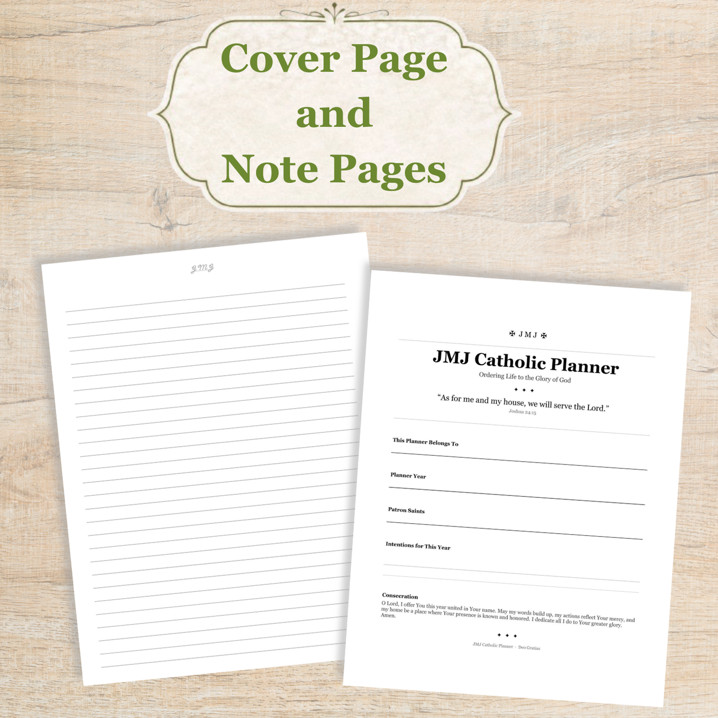 Traditional Latin Mass Catholic Planner 2026-2027 | Homeschool Weekly Layout | Printable PDF