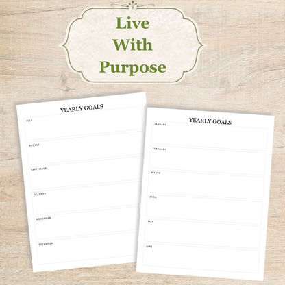 Traditional Latin Mass Catholic Planner 2026-2027 | Homeschool Weekly Layout | Printable PDF