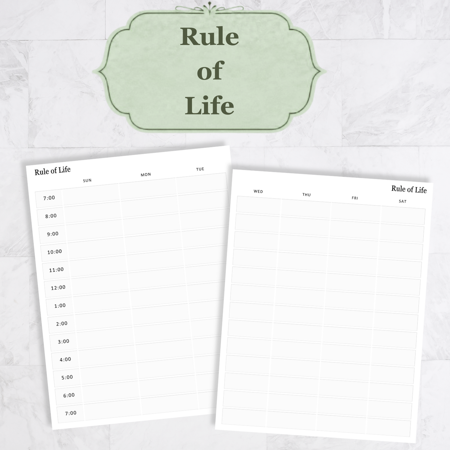 Traditional Latin Mass Catholic Planner 2026-2027 | Hourly Dashboard Weekly Layout | Printable PDF