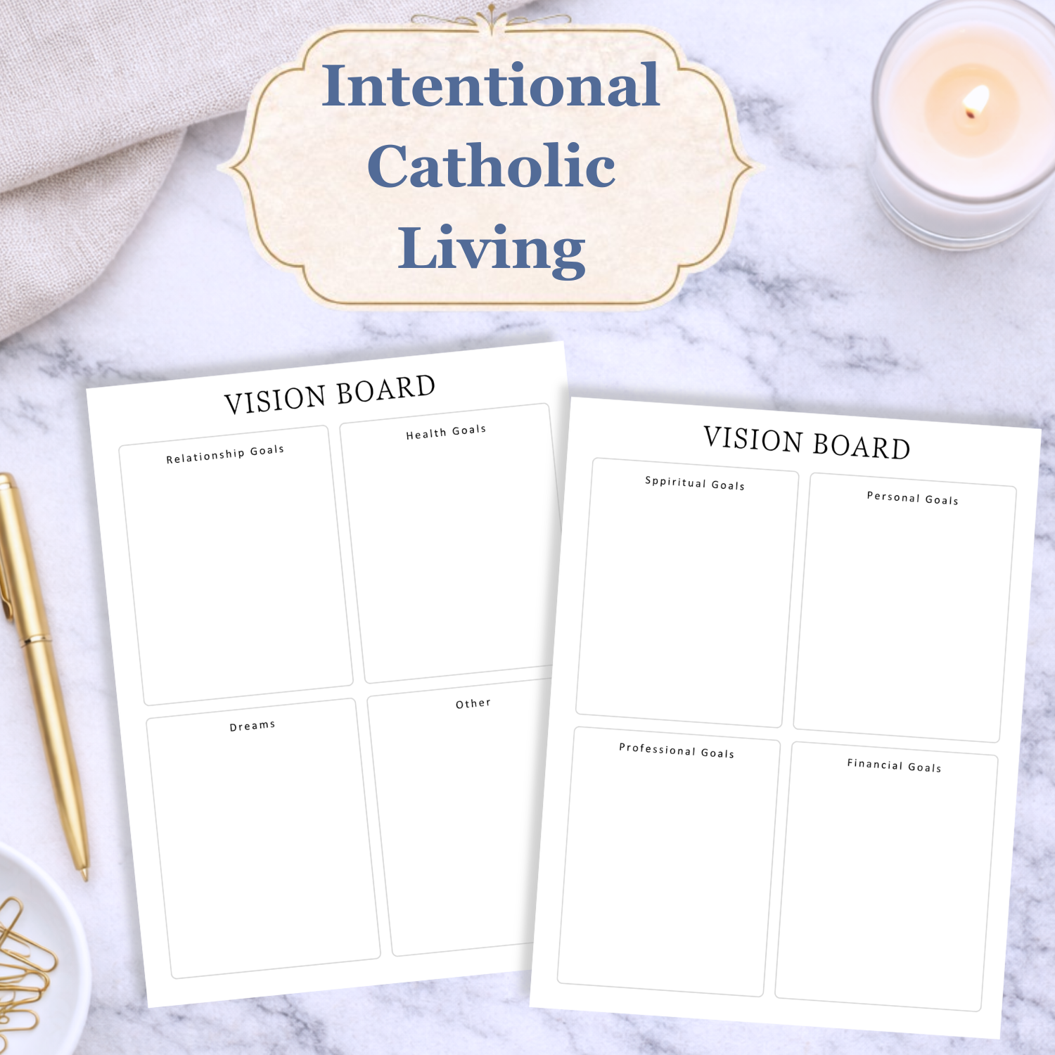  Grow in Holiness affordable Catholic life planner, Q3 2026, Saint Maker Planner