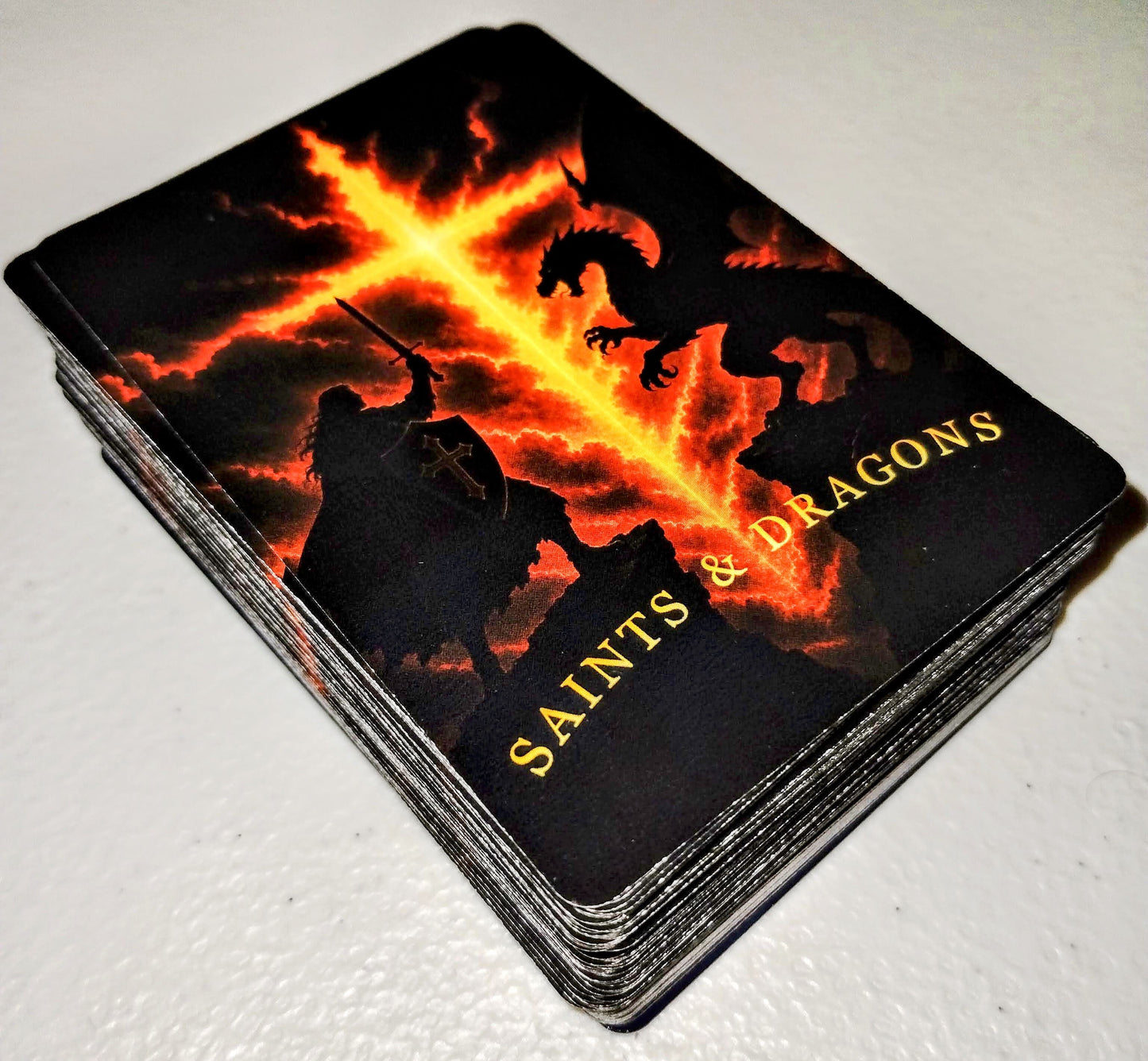 Saints & Dragons a Catholic Trading Card Game
