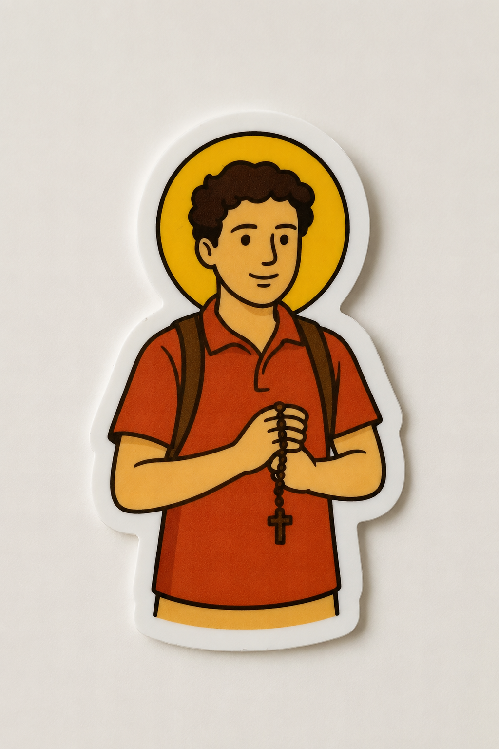 St. Carlo Acutis vinyl sticker
